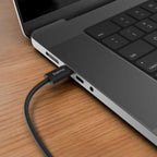 HAMA Charging Cable "Fabric", USB-C - USB-C, 1 m, Nylon, black