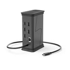 HAMA USB-C Docking Station "Connect2Office Black", 9 ports, 2x HDMI™, USB-A, USB-C, LAN