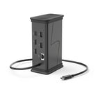 HAMA USB-C Docking Station "Connect2Office Black", 9 ports, 2x HDMI™, USB-A, USB-C, LAN