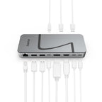 HAMA "Connect2Office Speed" Docking Station, USB4, USB-C, PD, 40 Gbit/s, 10 Ports