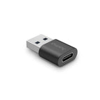Adapter HAMA USB-A Male - USB-C Female, USB 3.2 Gen 2, 10 Gbit/s, Black