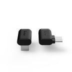 HAMA Adapter 90° USB-C, USB 3.2 Gen2, 10 Gbit/s, 5 A, 240 W, Set of 2
