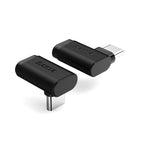 HAMA Adapter 90° USB-C, USB 3.2 Gen2, 10 Gbit/s, 5 A, 240 W, Set of 2