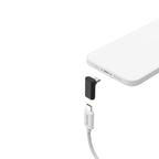 HAMA Adapter 90° USB-C, USB 3.2 Gen2, 10 Gbit/s, 5 A, 240 W, Set of 2
