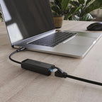 HAMA Network Adapter, USB-C, 2.5 Gigabit Ethernet, Black