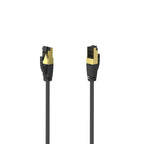 HAMA Network patch cable, CAT 8, 40 Gbit/s, S/FTP, shielded, halogen-free, 0.50 m