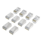 HAMA RJ45 Connector, CAT 6a, 10 Gbit/s, Shielded, 10 pcs.