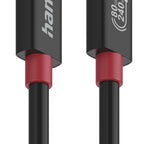 HAMA USB-C eMarker Cable, USB 4 Gen 4, 80 Gbit/s, 1 m, 5 A, 240 W, black