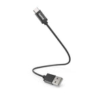 HAMA Charging Cable, USB-C - USB A, 0.2m, black