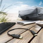 HAMA Charging Cable, USB-C - USB-C, 0.2m, black