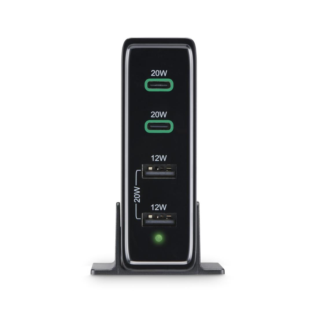 HAMA Зарядна станция 4 порта, 60W, 2 x USB-C, 2 x USB-A, PD, Fast Charge
