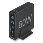 HAMA Charging Station 4 ports, 60W, 2 x USB-C, 2 x USB-A, PD, Fast Charge