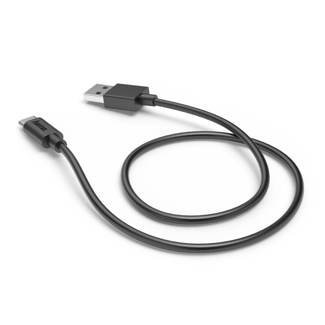 HAMA Кабел  USB-C - USB А, 0,5 м, 480Мbit/ 3А, черен