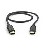 HAMA Charging cable, USB-C - USB-C, 0.5 m, black