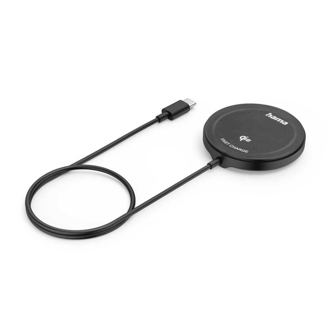 HAMA Безжично зарядно устройство Qi2, 15 W, черно,