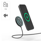 HAMA Qi2 Wireless Charger, 15W, Black,