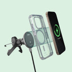 HAMA Qi2 Wireless Car Charger, 15W, Black