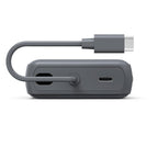 HAMA "Travel" Power Pack with Cable, 10000mAh, 2 Outputs: 2x USB-C, Anthracite