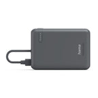 HAMA "Travel" Power Pack with Cable, 10000mAh, 2 Outputs: 2x USB-C, Anthracite