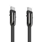 Hama Charging Cable, USB-C, 2-in-1 with Phone Connector, 1.2 m, Black