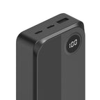 HAMA Power Bank 20000 mAh, 3 outputs: 2 x USB-C, 1 x USB-A, black