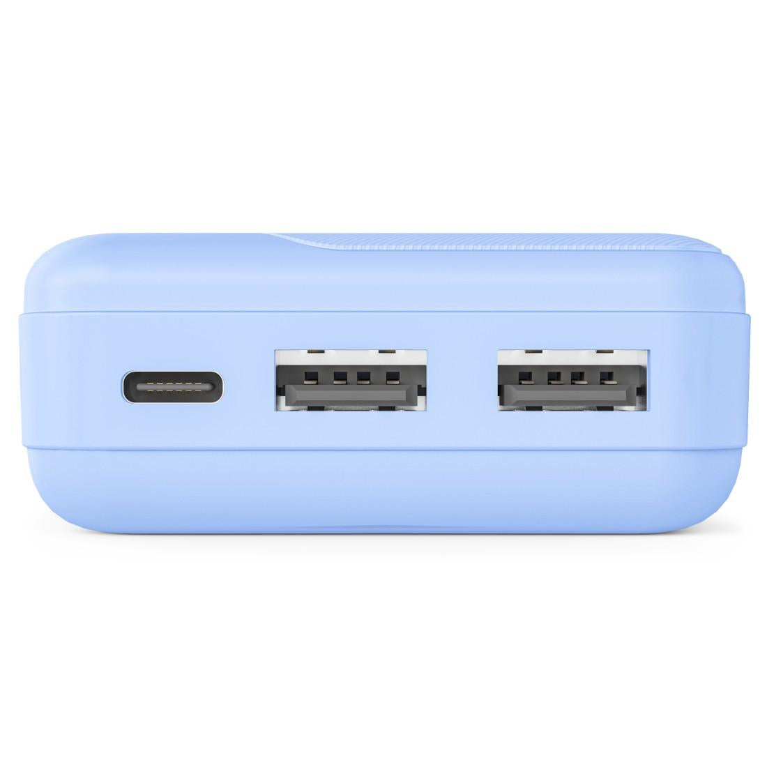 HAMA Външна батерия "Pocket 10", 10000 mAh, Изходи: 2x USB-A, син