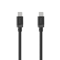 HAMA Кабел USB-C мъжко– USB-C мъжко, 60 W, 1 m, черен