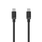 HAMA Кабел USB-C мъжко– USB-C мъжко, 60 W, 1 m, черен