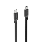 HAMA Кабел USB-C мъжко– USB-C мъжко, 60 W, 1 m, черен