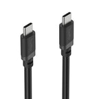 HAMA Кабел USB-C мъжко– USB-C мъжко, 60 W, 1 m, черен