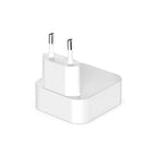 HAMA Fast Mini Charger GaN, 2 x USB-C, PD, 40 W, foldable adapter, white