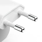 HAMA Fast Mini Charger GaN, 2 x USB-C, PD, 40 W, foldable adapter, white