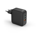 HAMA Бързо зарядно GaN, 2x USB-C, 1x USB-A, PD, 100 W, черно