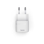 HAMA Зарядно устройство, 30 W, GaN, USB-C, PD/Qualcomm®, Zero Standby, бяло