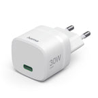 HAMA Зарядно устройство, 30 W, GaN, USB-C, PD/Qualcomm®, Zero Standby, бяло