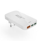 HAMA Quick Mini Charger, 65W, 2x USB-C, 1x USB-A, PD, flat, white