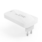 HAMA Quick Mini Charger, 65W, 2x USB-C, 1x USB-A, PD, flat, white