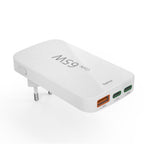HAMA Quick Mini Charger, 65W, 2x USB-C, 1x USB-A, PD, flat, white