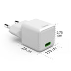 Mains super mini-charger, USB-C, 20W, 201980