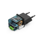 HAMA Fast Mini Charger 220V, USB-C, PD/Qualcomm, 25 W, black