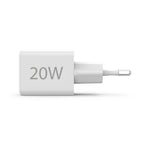 HAMA Fast Mini Charger 1x USB-C, 1x USB-A, PD, 20 W, white