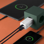 HAMA Fast Mini Charger, 45W, 1x USB-C - 1x USB-A, PD, White