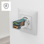 HAMA Fast Mini Charger, 45W, 1x USB-C - 1x USB-A, PD, White