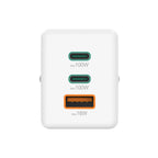 HAMA Fast Charger 220V, 100W GaN, 2x USB-C PD, 1x USB-A QC