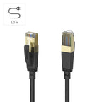 Мрежов пач кабел HAMA S/FTP, CAT 8, RJ-45 - RJ-45, 40Gbit/s, 5.0 m