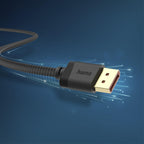 HAMA DisplayPort Cable, DP 2.1, Ultra-HD 8K, 40 Gbit/s, 2 m