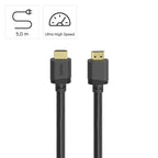 HAMA Кабел High Speed, HDMI - HDMI, 8K, 48GB/s, Ethernet , 5 м