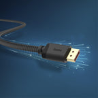 HAMA DisplayPort Cable, DP 2.1, Ultra-HD 16K, 80 Gbit/s, 2 m
