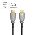 HAMA Оптичен HDMI кабел, ултра високоскоростен, AOC, сертифициран, 8K, алуминий, 10 м