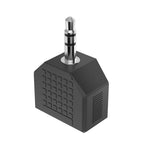 HAMA Audio Adapter, 3.5 mm Jack - 2 x 3.5 mm Jack Female, Stereo
